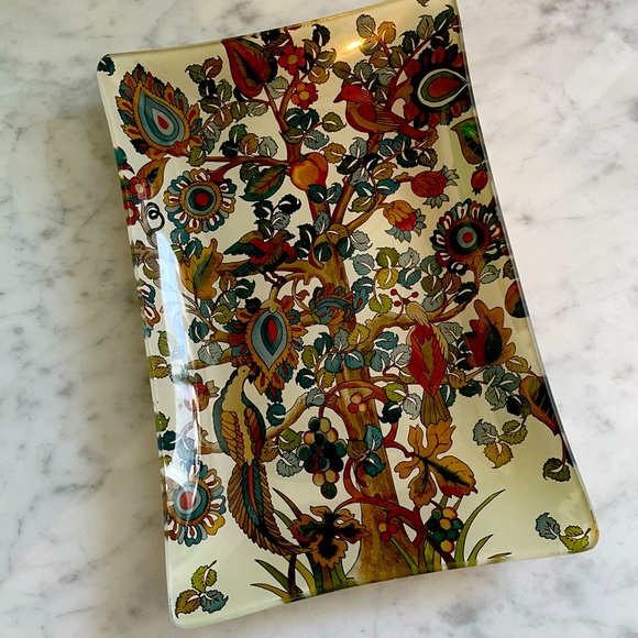 Pottery Barn Accents Pottery Barn Glass Tray Poshmark